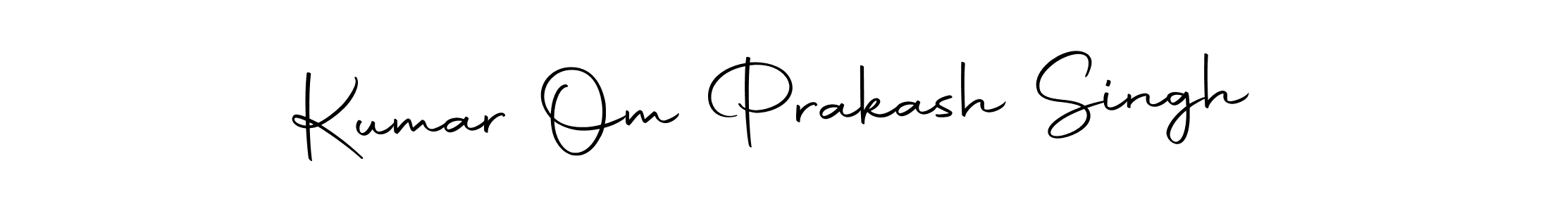 Design your own signature with our free online signature maker. With this signature software, you can create a handwritten (Autography-DOLnW) signature for name Kumar Om Prakash Singh. Kumar Om Prakash Singh signature style 10 images and pictures png