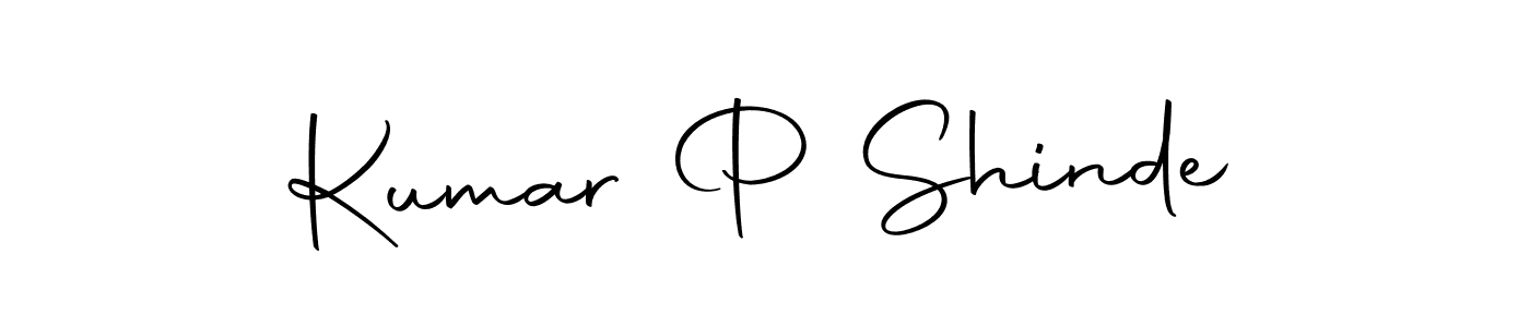 How to make Kumar P Shinde name signature. Use Autography-DOLnW style for creating short signs online. This is the latest handwritten sign. Kumar P Shinde signature style 10 images and pictures png