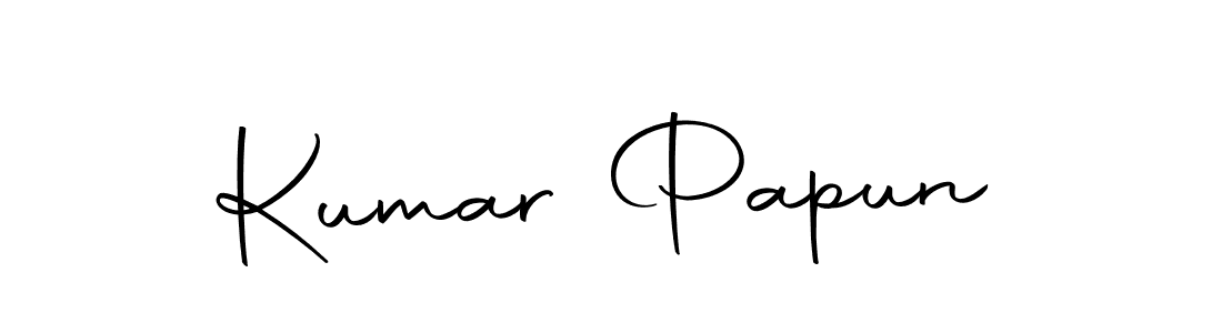 Use a signature maker to create a handwritten signature online. With this signature software, you can design (Autography-DOLnW) your own signature for name Kumar Papun. Kumar Papun signature style 10 images and pictures png