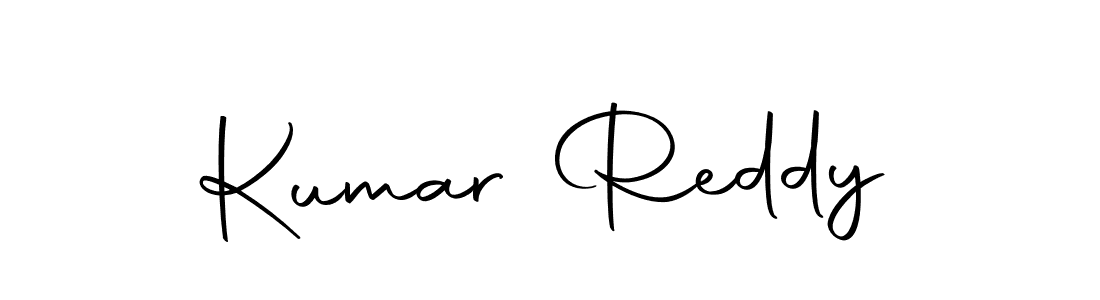 Design your own signature with our free online signature maker. With this signature software, you can create a handwritten (Autography-DOLnW) signature for name Kumar Reddy. Kumar Reddy signature style 10 images and pictures png