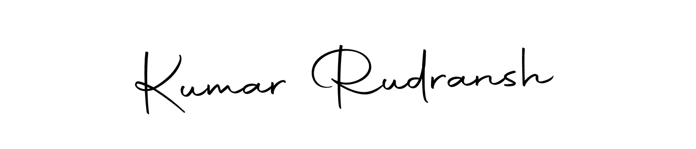 Create a beautiful signature design for name Kumar Rudransh. With this signature (Autography-DOLnW) fonts, you can make a handwritten signature for free. Kumar Rudransh signature style 10 images and pictures png