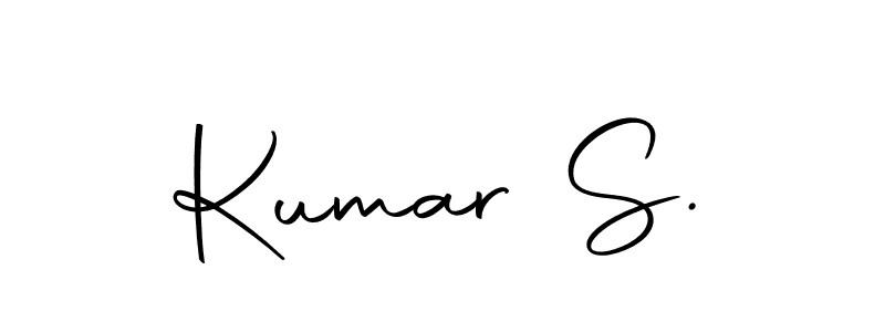 Use a signature maker to create a handwritten signature online. With this signature software, you can design (Autography-DOLnW) your own signature for name Kumar S.. Kumar S. signature style 10 images and pictures png