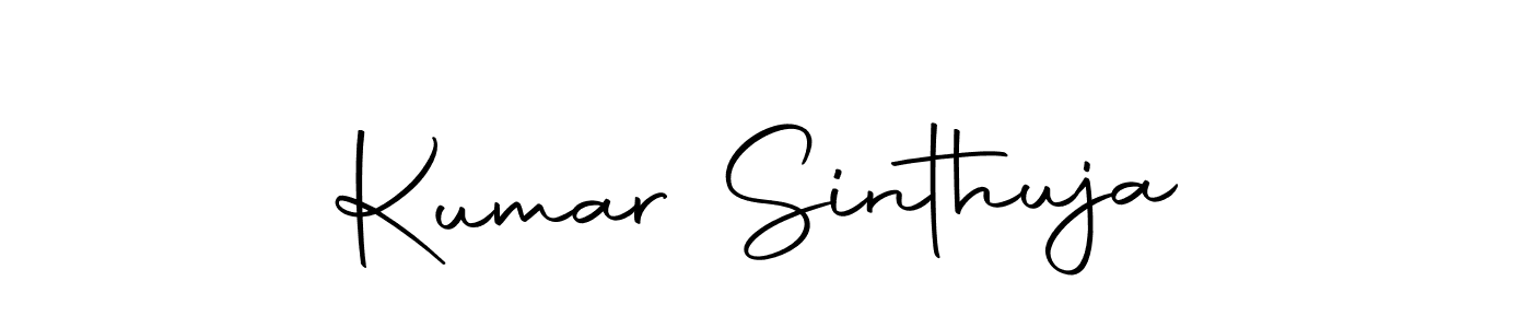 How to make Kumar Sinthuja name signature. Use Autography-DOLnW style for creating short signs online. This is the latest handwritten sign. Kumar Sinthuja signature style 10 images and pictures png