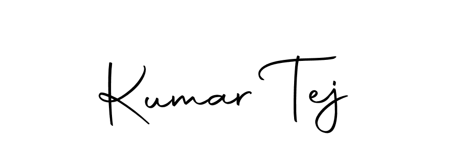 You should practise on your own different ways (Autography-DOLnW) to write your name (Kumar Tej) in signature. don't let someone else do it for you. Kumar Tej signature style 10 images and pictures png