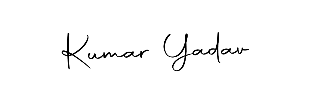 Design your own signature with our free online signature maker. With this signature software, you can create a handwritten (Autography-DOLnW) signature for name Kumar Yadav. Kumar Yadav signature style 10 images and pictures png