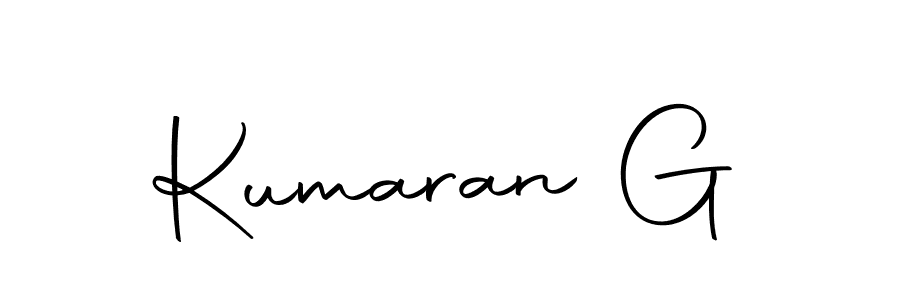 Create a beautiful signature design for name Kumaran G. With this signature (Autography-DOLnW) fonts, you can make a handwritten signature for free. Kumaran G signature style 10 images and pictures png