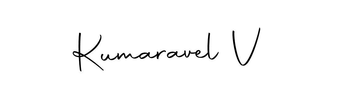 Make a beautiful signature design for name Kumaravel V. With this signature (Autography-DOLnW) style, you can create a handwritten signature for free. Kumaravel V signature style 10 images and pictures png