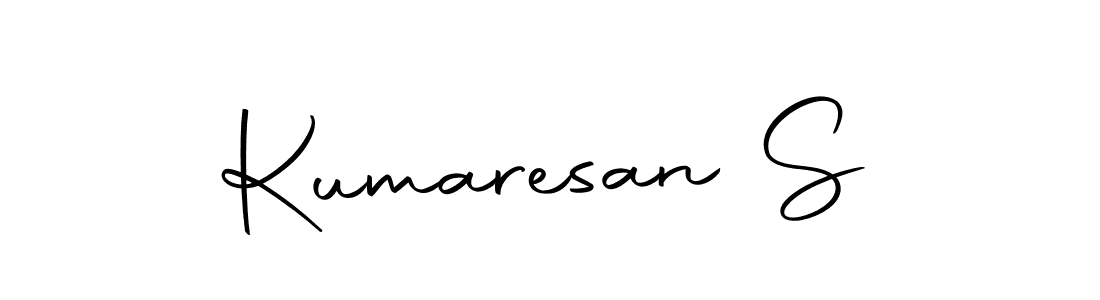 Use a signature maker to create a handwritten signature online. With this signature software, you can design (Autography-DOLnW) your own signature for name Kumaresan S. Kumaresan S signature style 10 images and pictures png