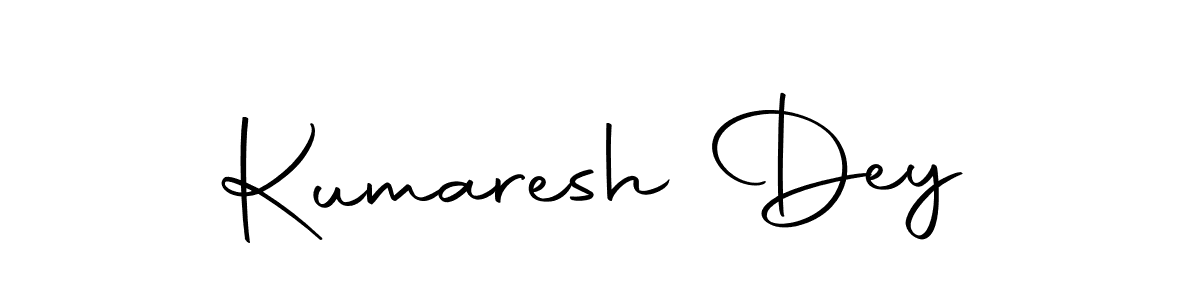 How to make Kumaresh Dey name signature. Use Autography-DOLnW style for creating short signs online. This is the latest handwritten sign. Kumaresh Dey signature style 10 images and pictures png