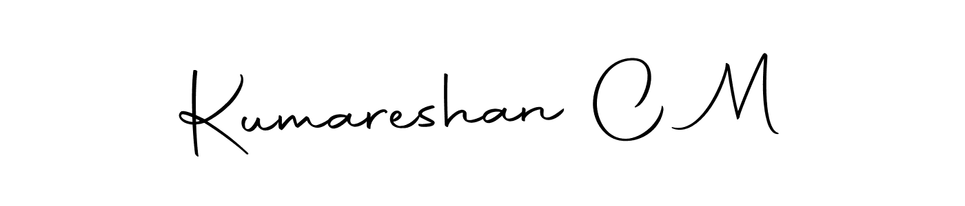 Autography-DOLnW is a professional signature style that is perfect for those who want to add a touch of class to their signature. It is also a great choice for those who want to make their signature more unique. Get Kumareshan C M name to fancy signature for free. Kumareshan C M signature style 10 images and pictures png