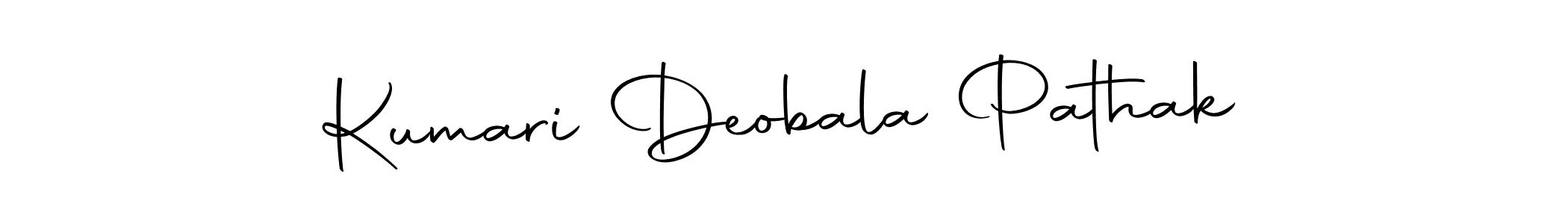 How to make Kumari Deobala Pathak signature? Autography-DOLnW is a professional autograph style. Create handwritten signature for Kumari Deobala Pathak name. Kumari Deobala Pathak signature style 10 images and pictures png