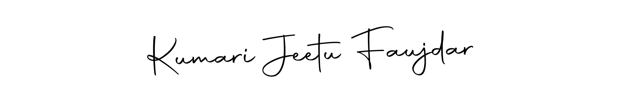 You can use this online signature creator to create a handwritten signature for the name Kumari Jeetu Faujdar. This is the best online autograph maker. Kumari Jeetu Faujdar signature style 10 images and pictures png