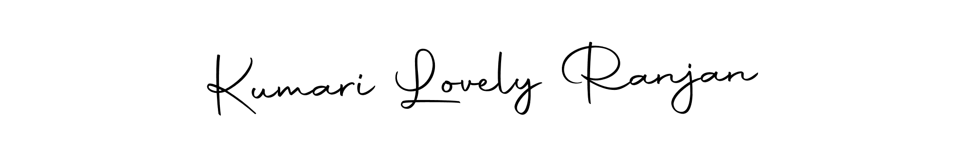 Make a beautiful signature design for name Kumari Lovely Ranjan. Use this online signature maker to create a handwritten signature for free. Kumari Lovely Ranjan signature style 10 images and pictures png