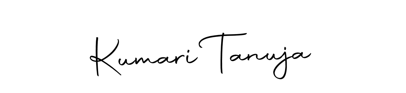 How to make Kumari Tanuja name signature. Use Autography-DOLnW style for creating short signs online. This is the latest handwritten sign. Kumari Tanuja signature style 10 images and pictures png