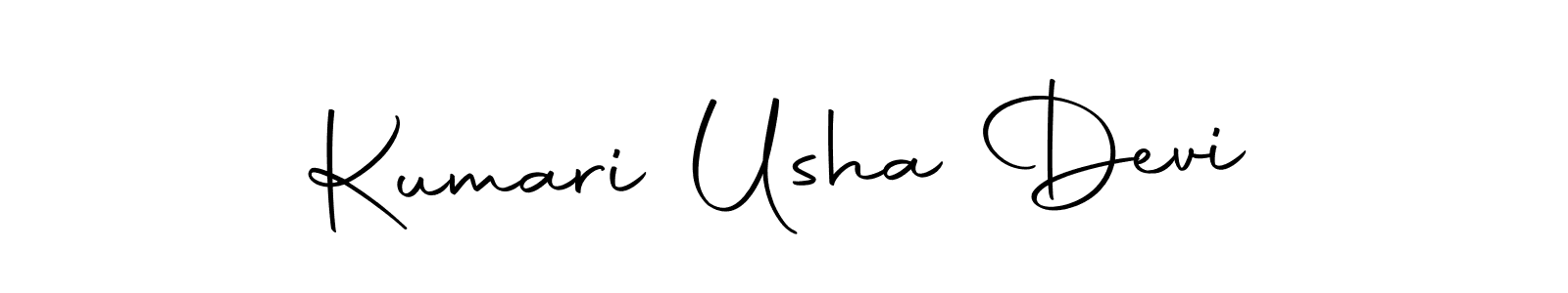Make a beautiful signature design for name Kumari Usha Devi. With this signature (Autography-DOLnW) style, you can create a handwritten signature for free. Kumari Usha Devi signature style 10 images and pictures png