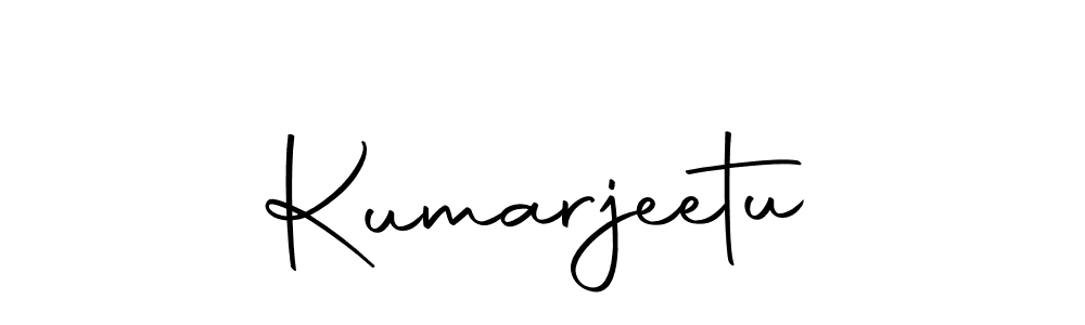 Create a beautiful signature design for name Kumarjeetu. With this signature (Autography-DOLnW) fonts, you can make a handwritten signature for free. Kumarjeetu signature style 10 images and pictures png