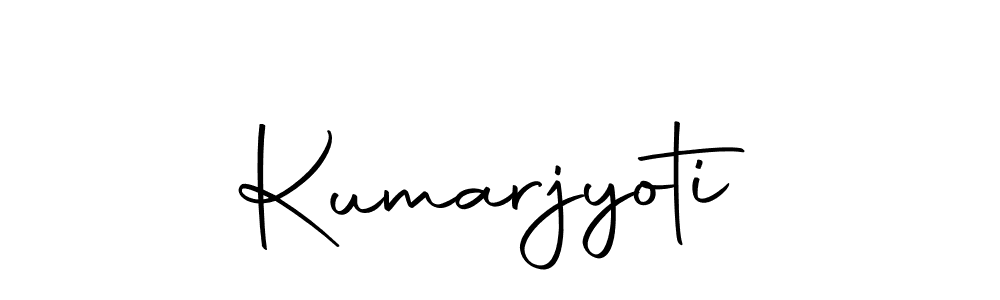 Use a signature maker to create a handwritten signature online. With this signature software, you can design (Autography-DOLnW) your own signature for name Kumarjyoti. Kumarjyoti signature style 10 images and pictures png