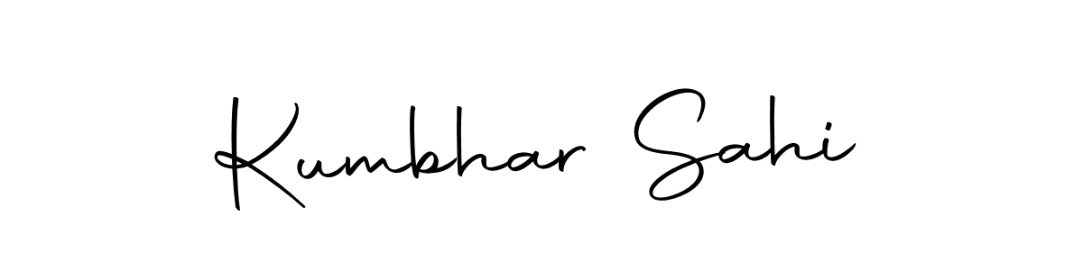 Create a beautiful signature design for name Kumbhar Sahi. With this signature (Autography-DOLnW) fonts, you can make a handwritten signature for free. Kumbhar Sahi signature style 10 images and pictures png