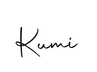 Design your own signature with our free online signature maker. With this signature software, you can create a handwritten (Autography-DOLnW) signature for name Kumi. Kumi signature style 10 images and pictures png
