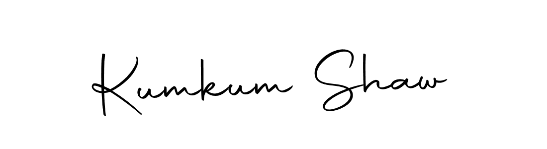 Design your own signature with our free online signature maker. With this signature software, you can create a handwritten (Autography-DOLnW) signature for name Kumkum Shaw. Kumkum Shaw signature style 10 images and pictures png