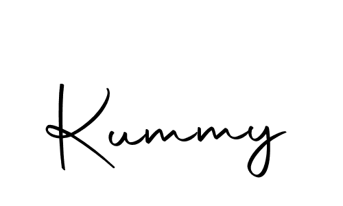 How to make Kummy signature? Autography-DOLnW is a professional autograph style. Create handwritten signature for Kummy name. Kummy signature style 10 images and pictures png