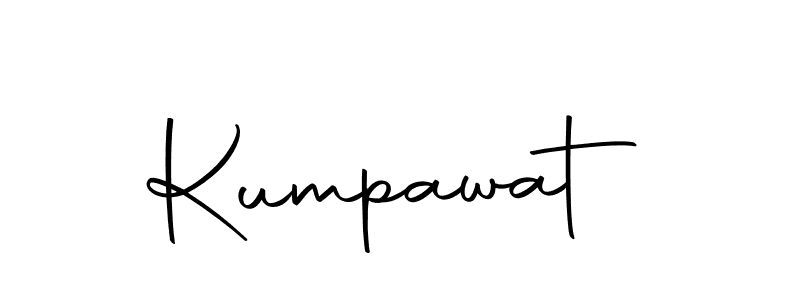 Use a signature maker to create a handwritten signature online. With this signature software, you can design (Autography-DOLnW) your own signature for name Kumpawat. Kumpawat signature style 10 images and pictures png