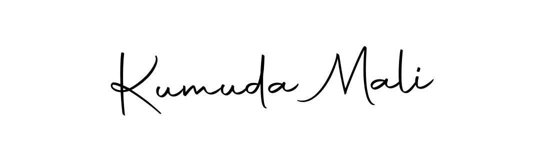 Make a beautiful signature design for name Kumuda Mali. With this signature (Autography-DOLnW) style, you can create a handwritten signature for free. Kumuda Mali signature style 10 images and pictures png