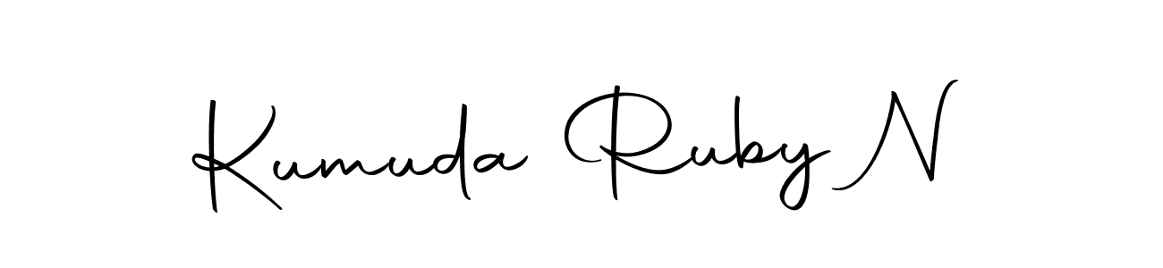 Once you've used our free online signature maker to create your best signature Autography-DOLnW style, it's time to enjoy all of the benefits that Kumuda Ruby N name signing documents. Kumuda Ruby N signature style 10 images and pictures png