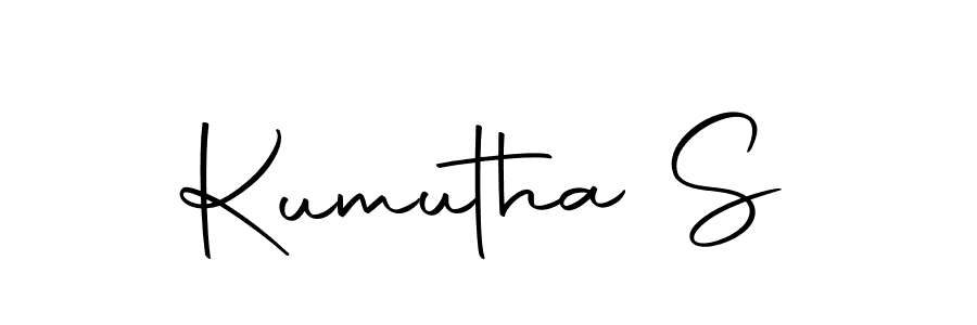 How to make Kumutha S signature? Autography-DOLnW is a professional autograph style. Create handwritten signature for Kumutha S name. Kumutha S signature style 10 images and pictures png