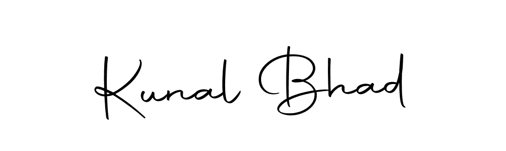 The best way (Autography-DOLnW) to make a short signature is to pick only two or three words in your name. The name Kunal Bhad include a total of six letters. For converting this name. Kunal Bhad signature style 10 images and pictures png