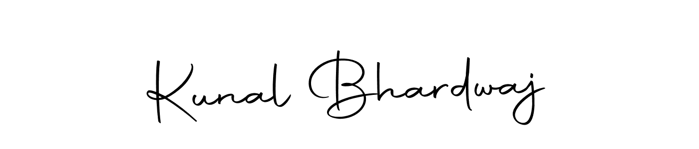 How to make Kunal Bhardwaj name signature. Use Autography-DOLnW style for creating short signs online. This is the latest handwritten sign. Kunal Bhardwaj signature style 10 images and pictures png