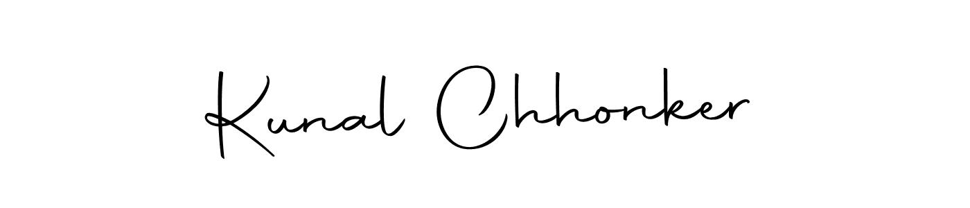 Make a beautiful signature design for name Kunal Chhonker. Use this online signature maker to create a handwritten signature for free. Kunal Chhonker signature style 10 images and pictures png
