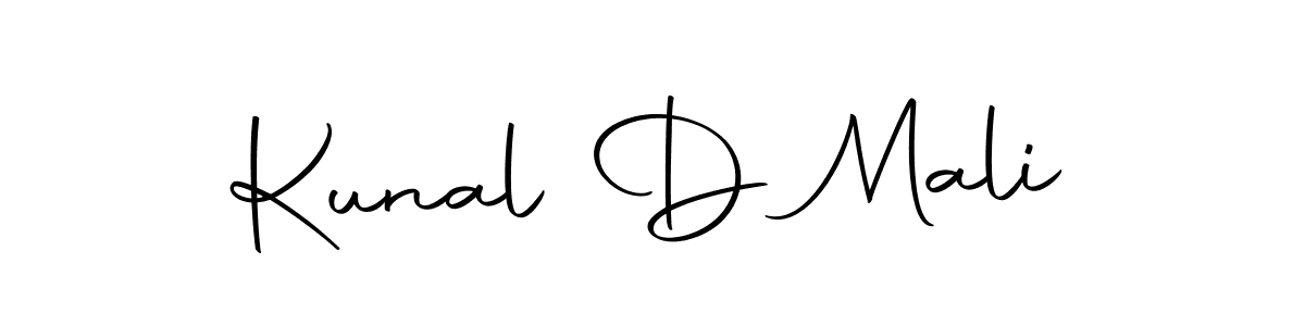 Also we have Kunal D Mali name is the best signature style. Create professional handwritten signature collection using Autography-DOLnW autograph style. Kunal D Mali signature style 10 images and pictures png