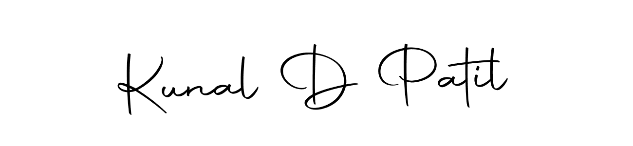 Make a beautiful signature design for name Kunal D Patil. With this signature (Autography-DOLnW) style, you can create a handwritten signature for free. Kunal D Patil signature style 10 images and pictures png