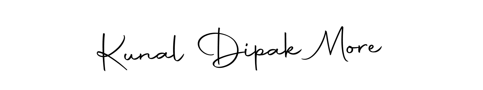 Make a beautiful signature design for name Kunal Dipak More. With this signature (Autography-DOLnW) style, you can create a handwritten signature for free. Kunal Dipak More signature style 10 images and pictures png