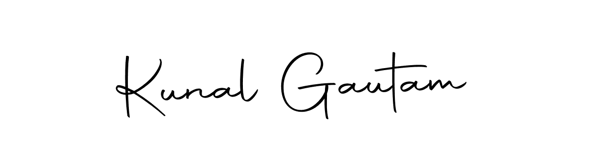 Make a beautiful signature design for name Kunal Gautam. With this signature (Autography-DOLnW) style, you can create a handwritten signature for free. Kunal Gautam signature style 10 images and pictures png
