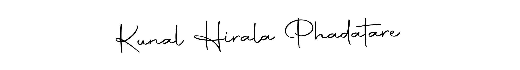 Make a beautiful signature design for name Kunal Hirala Phadatare. With this signature (Autography-DOLnW) style, you can create a handwritten signature for free. Kunal Hirala Phadatare signature style 10 images and pictures png