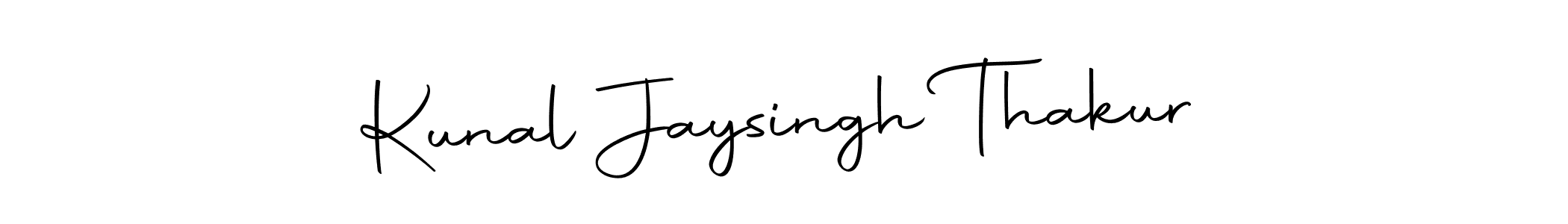 Create a beautiful signature design for name Kunal Jaysingh Thakur. With this signature (Autography-DOLnW) fonts, you can make a handwritten signature for free. Kunal Jaysingh Thakur signature style 10 images and pictures png