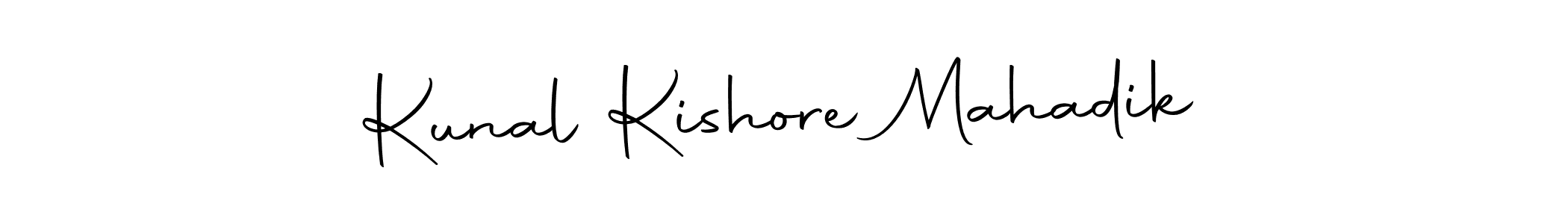 Also we have Kunal Kishore Mahadik name is the best signature style. Create professional handwritten signature collection using Autography-DOLnW autograph style. Kunal Kishore Mahadik signature style 10 images and pictures png