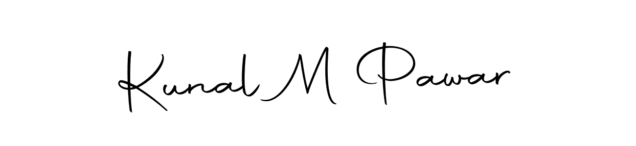 Design your own signature with our free online signature maker. With this signature software, you can create a handwritten (Autography-DOLnW) signature for name Kunal M Pawar. Kunal M Pawar signature style 10 images and pictures png