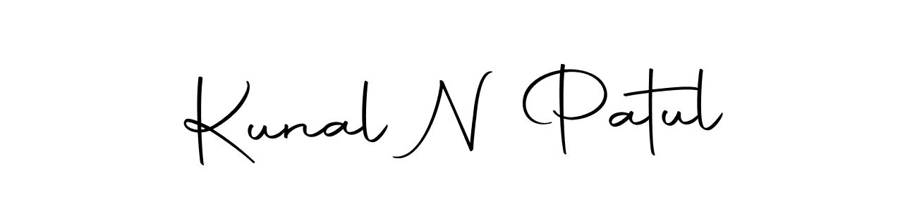 You should practise on your own different ways (Autography-DOLnW) to write your name (Kunal N Patul) in signature. don't let someone else do it for you. Kunal N Patul signature style 10 images and pictures png
