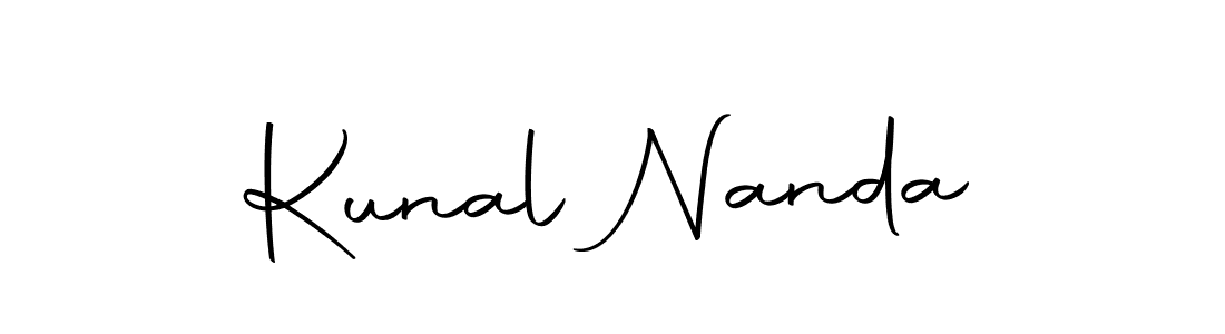 Design your own signature with our free online signature maker. With this signature software, you can create a handwritten (Autography-DOLnW) signature for name Kunal Nanda. Kunal Nanda signature style 10 images and pictures png