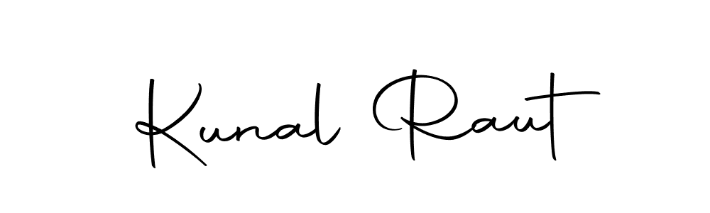 Design your own signature with our free online signature maker. With this signature software, you can create a handwritten (Autography-DOLnW) signature for name Kunal Raut. Kunal Raut signature style 10 images and pictures png