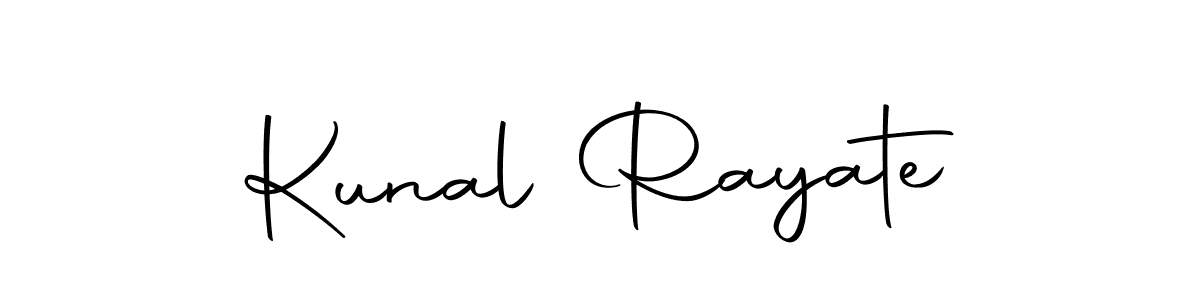 Also we have Kunal Rayate name is the best signature style. Create professional handwritten signature collection using Autography-DOLnW autograph style. Kunal Rayate signature style 10 images and pictures png