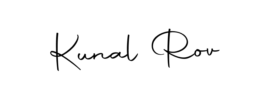 Make a beautiful signature design for name Kunal Rov. With this signature (Autography-DOLnW) style, you can create a handwritten signature for free. Kunal Rov signature style 10 images and pictures png