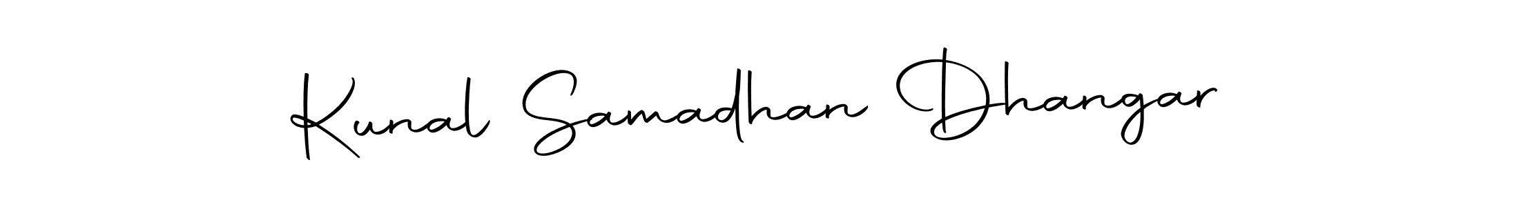 Also we have Kunal Samadhan Dhangar name is the best signature style. Create professional handwritten signature collection using Autography-DOLnW autograph style. Kunal Samadhan Dhangar signature style 10 images and pictures png