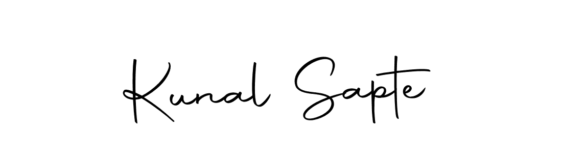 Make a beautiful signature design for name Kunal Sapte. With this signature (Autography-DOLnW) style, you can create a handwritten signature for free. Kunal Sapte signature style 10 images and pictures png