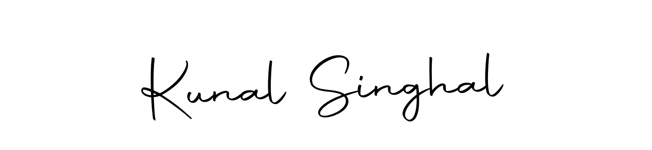 Use a signature maker to create a handwritten signature online. With this signature software, you can design (Autography-DOLnW) your own signature for name Kunal Singhal. Kunal Singhal signature style 10 images and pictures png