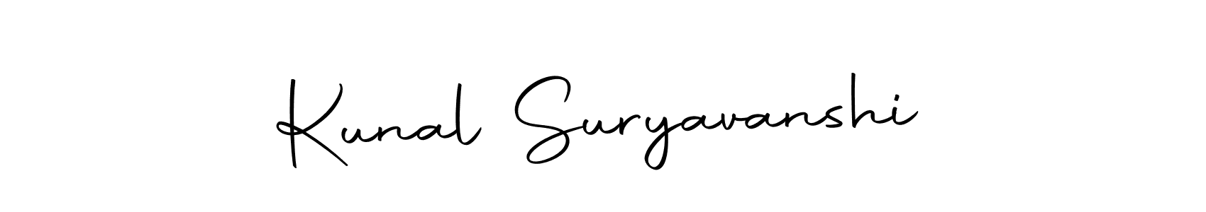 Make a short Kunal Suryavanshi signature style. Manage your documents anywhere anytime using Autography-DOLnW. Create and add eSignatures, submit forms, share and send files easily. Kunal Suryavanshi signature style 10 images and pictures png