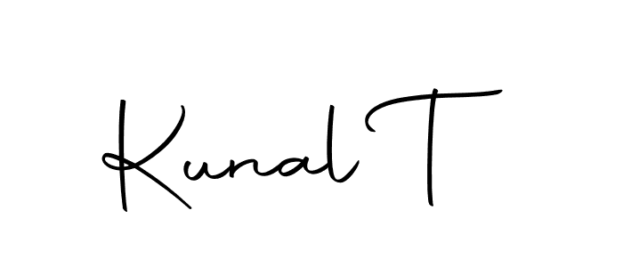 Once you've used our free online signature maker to create your best signature Autography-DOLnW style, it's time to enjoy all of the benefits that Kunal T name signing documents. Kunal T signature style 10 images and pictures png